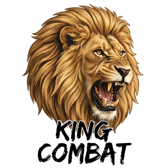 King Combat Logo - Lion